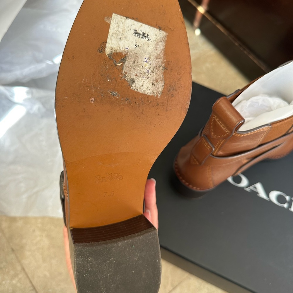 Like New - Buckle chelsea boots from Coach - Picture 6 of 7